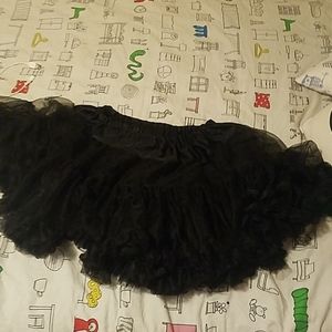 Adult Black Tulle Petticoat